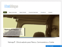 Tablet Screenshot of netmaps.mx
